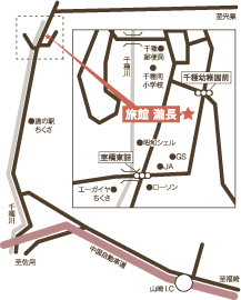兵庫県 旅館「瀧長」のアクセス方法（地図）